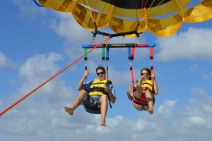 Couple Parasailing with video package